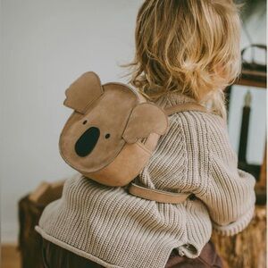 Donsje Kids Koala Leather Backpack